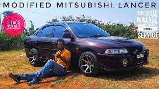 Modified Mitsubsishi Lancer in Chennai | Wider Alloys & Tyres, Momo Steering, Body Kit | ARK Diaries