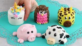 Mini ANIMAL CAKES! Cutest cakes EVERRR!