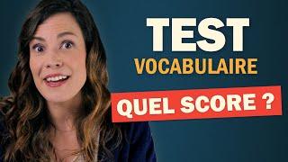 ADVANCED FRENCH vocabulary test - How many correct answers?