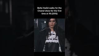 Bella Hadid walks for Chanel #viral #model #bellahadid #chanel