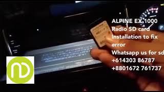 Voxy Alpine EX 1000 navigation unlock sdcard | Whatsapp +8801672-761737