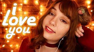 ASMR  "I Love You", "It's Okay", "Shhh" + Hugging You + Face Touching 