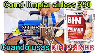 Cómo limpiar tus máquinas airless al usar Bim Primer Shellac!