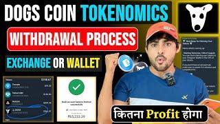 Dogs Coin Withdrawal , Listing, Tokenomics Full Process || How To Claim Dogs Coin In Wallet