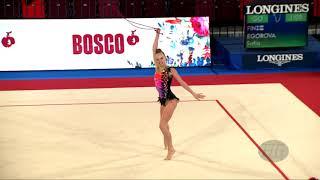 EGOROVA Sofia (FIN) - 2019 Rhythmic Junior Worlds, Moscow (RUS) - Qualifications Rope