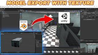 How to Export 3D Models with Packed Textures from Blender to Unity | Easy Workflow Tutorial