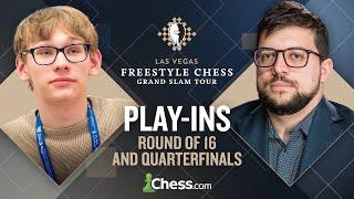 Freestyle Chess Grand Slam Las Vegas Play-In KO Stage | 16 GMs Battle For The Vegas Seat!