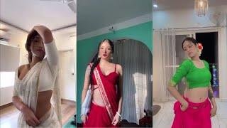 Girls on Saree Vid 5| Recent Instagram Reels |  New Reels | Viral Reels |