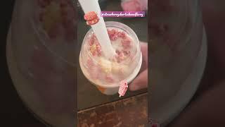 NEW Strawberry Shortcake McFlurry from McD’s.. it was lackin  #notsogood #mcdonalds #mcdmcf