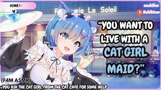 [F4M] You ask the Cat girl from the Cat Café for some help [Christmas] [Wholesome] [Confession]