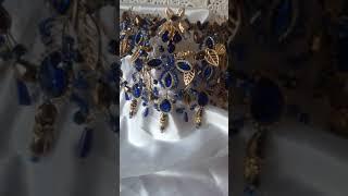 hair accessories  crystal  diadema  handmade