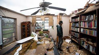 Florida tornado damage: Home destroyed, footage of damage captured before Hurricane Milton landfall