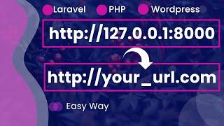 How to change localhost to custom domain name | 2024