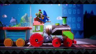 Walkthrough: Yoshi's Crafted World Part 1-Sunshine Station (English/100%)