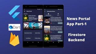 Flutter News Portal App Firestore-Backend Part 1