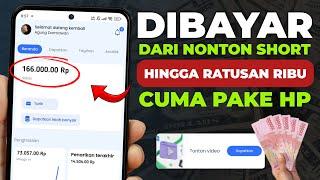 DIBAYAR - Dari Nonton Video Short Doang Hingga Ratusan Ribu - Cara Dapat Uang Dari Internet