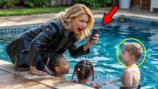 Karen Calls 911 On My Kids For Swimming In THEIR POOL- She Says Her Son Deserves It More!