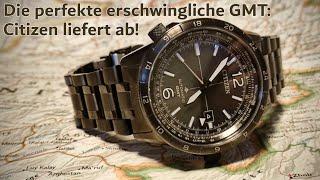 Die perfekte Traveler-GMT kostet unter 800€! | Citizen Promaster Sky Automatic GMT NB6045-51H