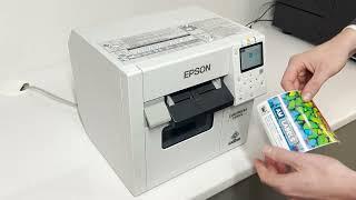 Epson ColorWorks C4000e Colour Label Printer - Demonstration