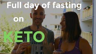 Full day of fasting on KETO | Low Carb Ketogenic Diet