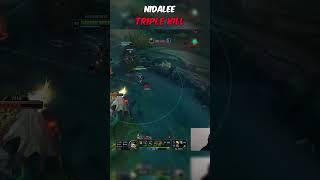 UNBELIEVABLE NIDALEE TRIPLE KILL!  LEAGUE OF LEGENDS LoL Funny Moments #Nidalee #lol #lolmoments