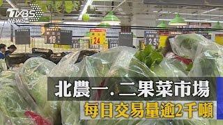 北農一、二果菜市場　每日交易量逾2千噸