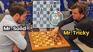 Teimour Radjabov's solidity vs Magnus Carlsen's genius | World Blitz 2023 Round 5