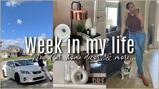 GAVE AWAY MY CAR #CARLESS AGAIN | WEEK IN MY LIFE | Going out, New Decor, Closet organization & more