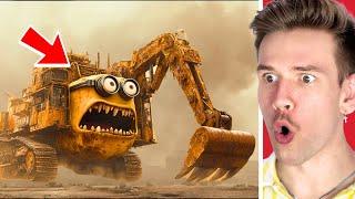 CUIDADO COM O *MINION ESCAVADOR* MUITO ESTRANHO!!