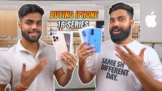 Buying iPhone 16 & 16 Pro Max on 1st Day with @Harshgamer_  *Vlog*