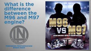 What is the difference between the Porsche M96 and M97 engine?