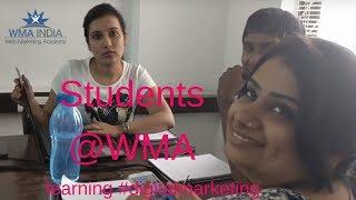 Digital Marketing Training in Bangalore. Students Live Project. Located in Indira Nagar