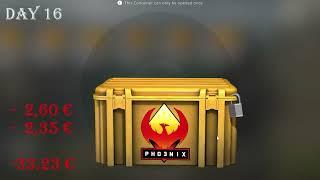 Phoenix csgo case opening || Day 16 || Opening every day a csgo case