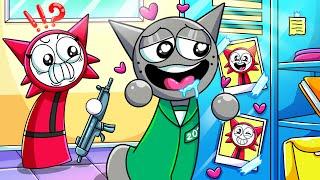 GRAY Has A CRUSH On WENDA SOLDIER SQUID GAME ?! Incredibox Sprunki Animation