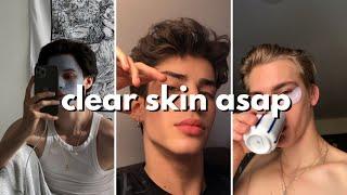 how to get clear skin for guys asap (no bs guide)