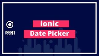 Ionic Date Picker Example - codesundar