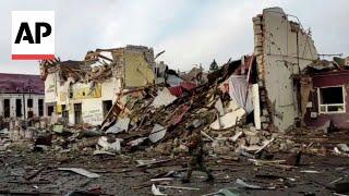 Russian military shows footage of key town retaken from Ukraine in Kursk region