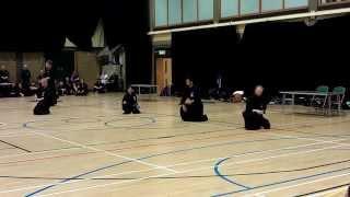 Iaido koryu enbu taikai, final round, Stevenage