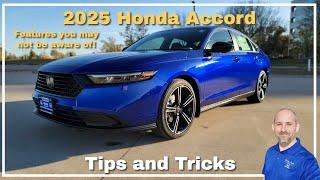 Unlock Hidden Features in Your 2025 Honda Accord!