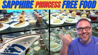 FREE Sapphire Princess Food - What to Expect! 