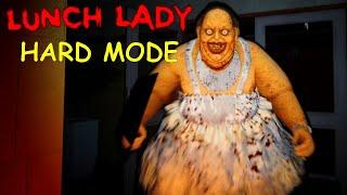 Lunch Lady (SOLO / HARD MODE) Full game & Ending Playthrough Gameplay (Steam Horror Game)