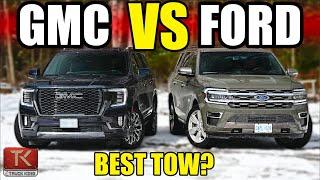 2024 GMC Yukon vs Ford Expedition - Full-Size SUV Towing Showdown!