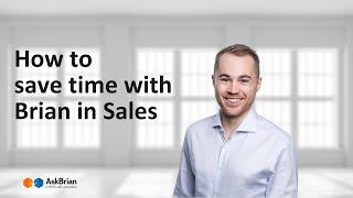 Sales use cases with the AI Assistant Brian