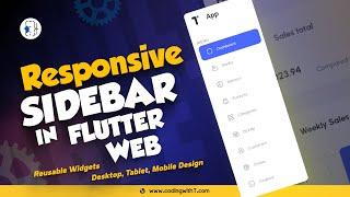 Creating a Responsive Sidebar in Flutter Web | Handle Browser Back and Forward Buttons