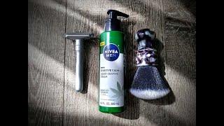 Nivea Sensitive Calm Liquid Shave Cream | Merkur Futur | SOTD