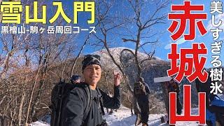 【冬の赤城山の本気】がヤバいんだが…雪山初心者にもおすすめな樹氷天国を満喫‼︎黒檜山-駒ヶ岳周回コース/︎2025年版