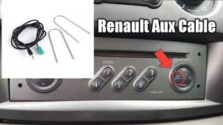 Renault Aux Adapter Cable Installing - Update list aux Scenic 2 DIY