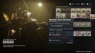 WANTED: Irxis Partisan Location (Spider Bounty) [Destiny 2 Forsaken]