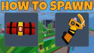 How to spawn C4 Bombs! | Roblox Bedwars