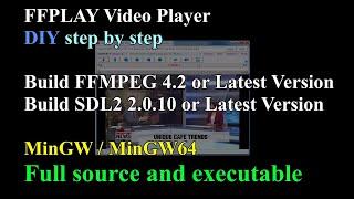 Powerful video player with ffplay & ffmpeg (DIY step by step)